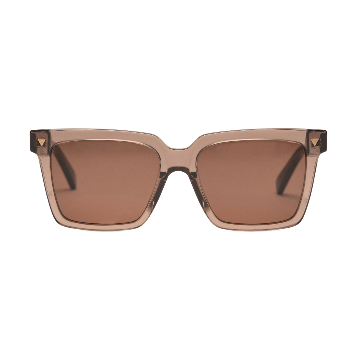 Bottega Veneta Brown Square Sunglasses