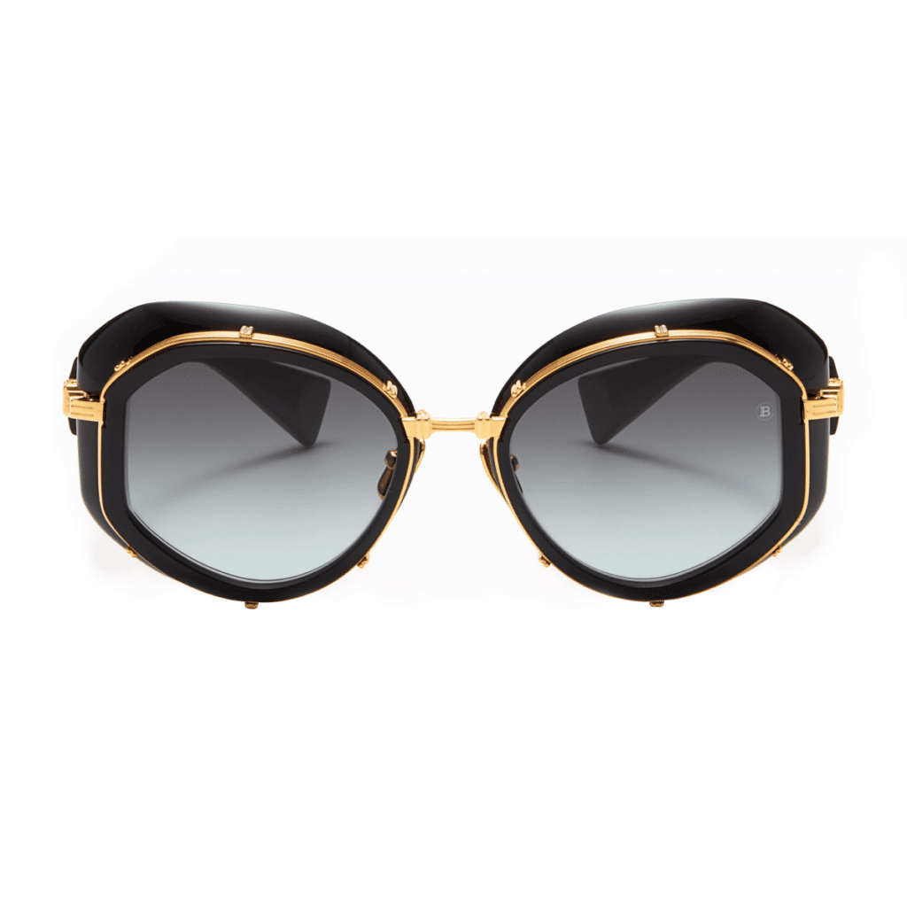 BALMAIN Bアイハタフライフレムサンクラス BPS156C54BEYE WHTGLD Balmain B-Eye BPS-156D Sunglasses - US