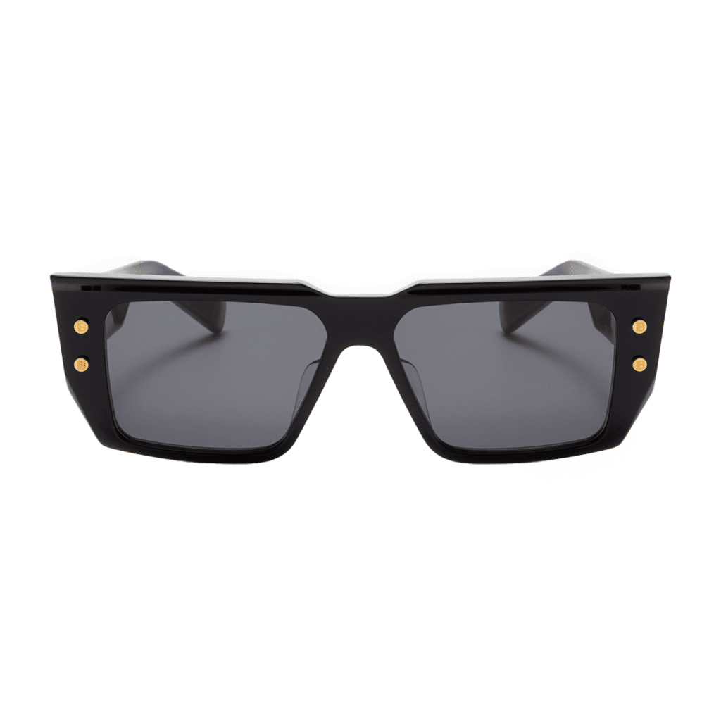 メガネ BALMAIN FW25 Balmain - BPX - b (BPX 123 B) Balmain Brigade-V BPX-142A Titanium Eyeglasses Gold/Black