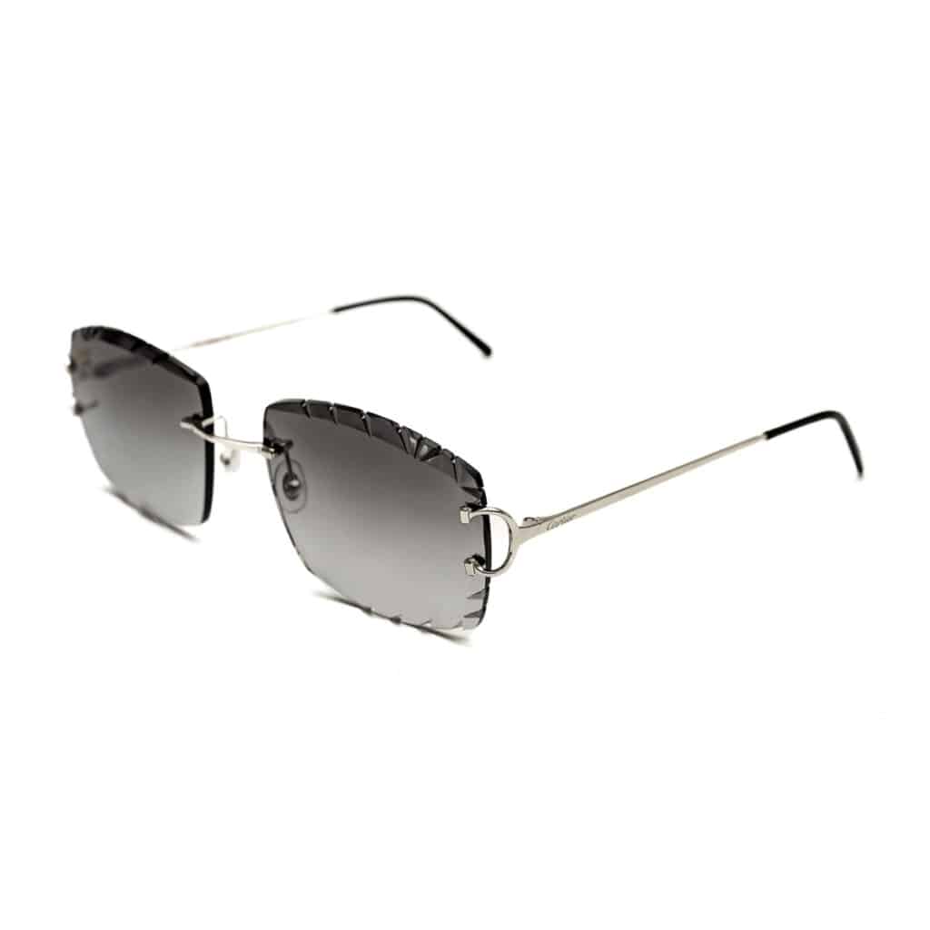 Cartier CT0092O Gunmetal Gradient Sunglasses | Edward Beiner