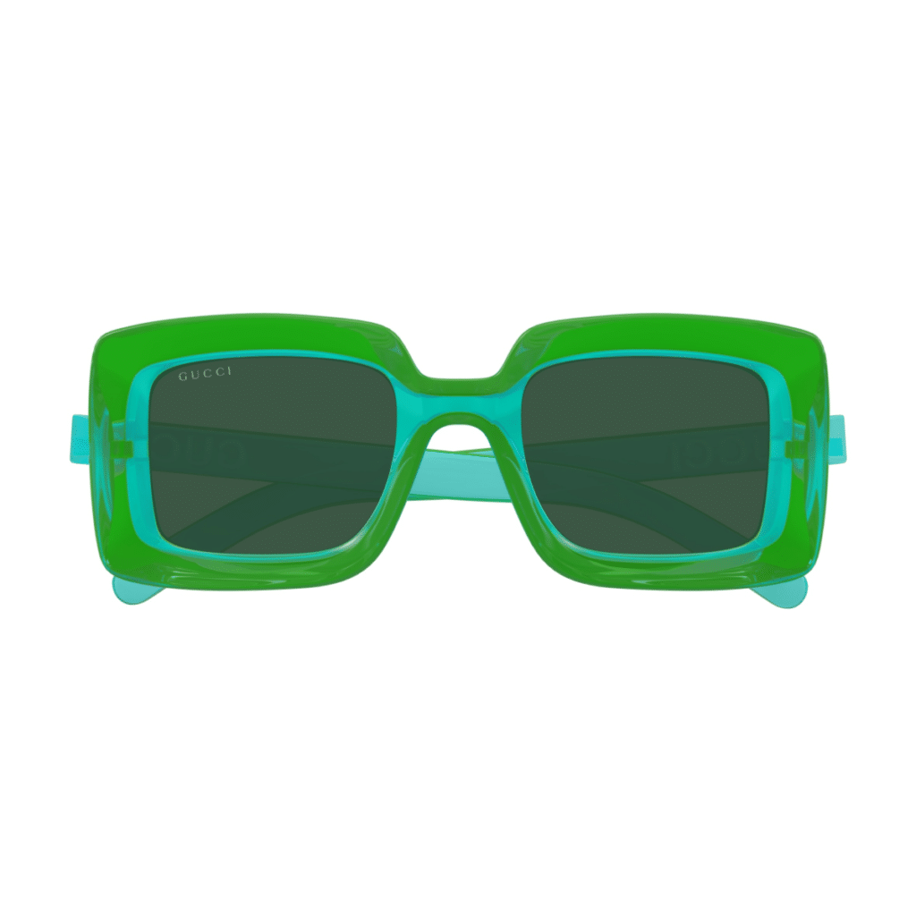 Gucci サングラス オリーブグリーン ブルーレンズ GG1718S-003-front-xxl-